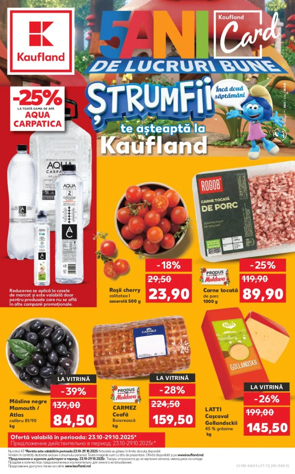 Catalog Kaufland: Descoperă ofertele din perioada 23.10 - 29.10