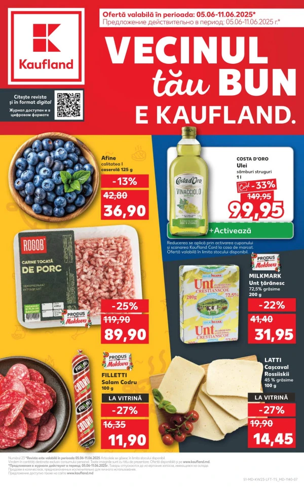 Catalog Kaufland: Descoperă ofertele din perioada 5.06 - 11.06