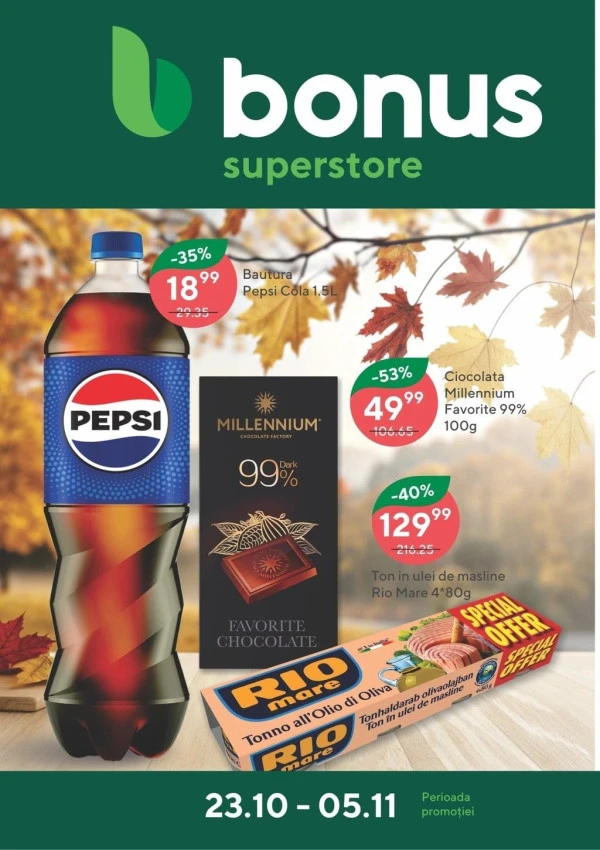 Catalog Bonus: Oferta de toamnă