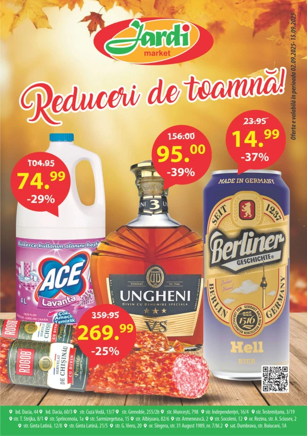 Catalog Jardi: Reduceri de toamnă