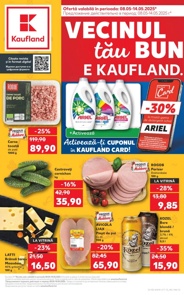 Catalog Kaufland: Descoperă ofertele din perioada 8.05 - 14.05
