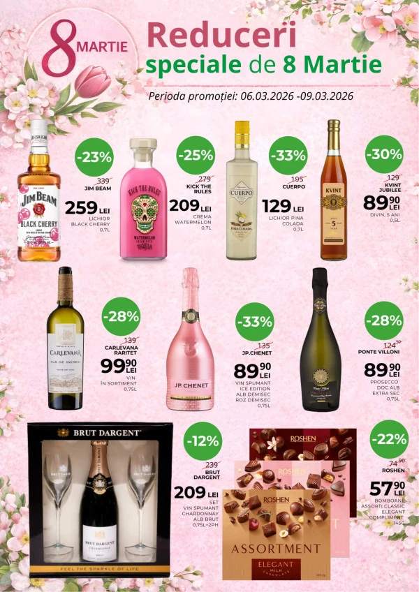 Catalog Alcomarket: Oferta 8 Martie
