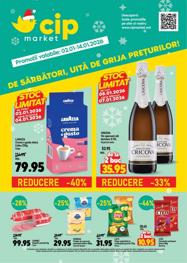 Catalog CIP Market: De sărbători, uită de grija prețurilor!