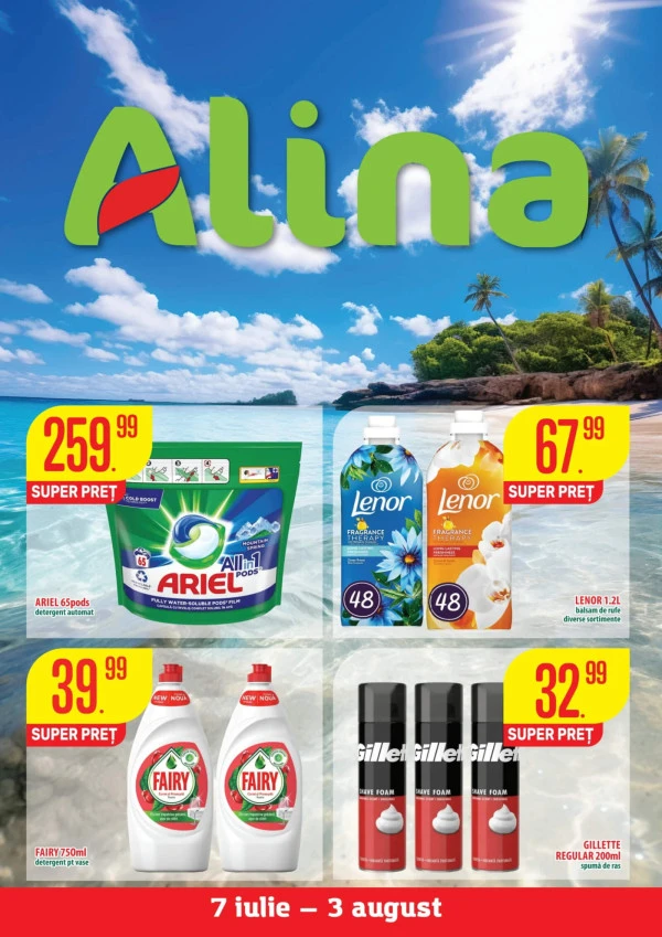 Catalog Alina Cosmetics: Oferta lunii iulie