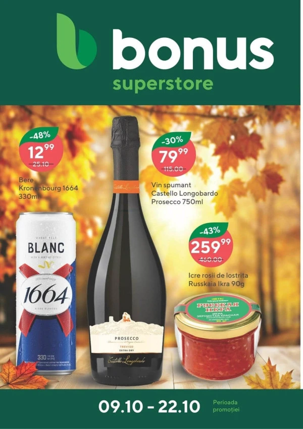 Catalog Bonus: Oferta lunii octombrie