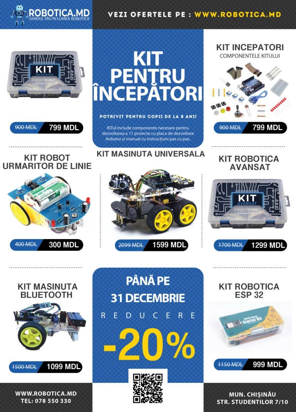 Catalog Robotica.md - Ofertă la KIT-uri pentru Copii