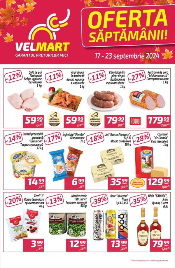 Catalog Oferta săptămânii Velmart (Nr. 38)