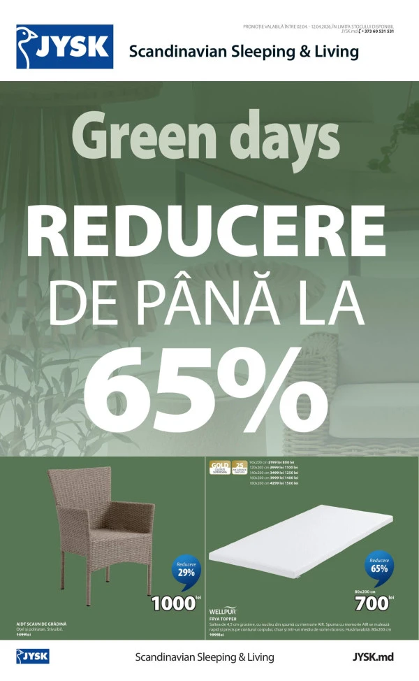 Catalog JYSK: Green Days
