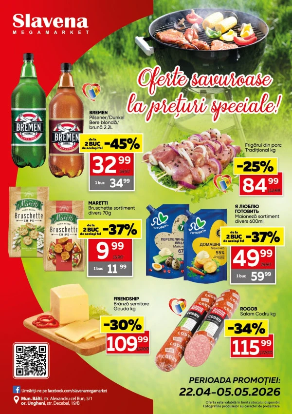 Catalog Slavena: Reduceri de primăvară