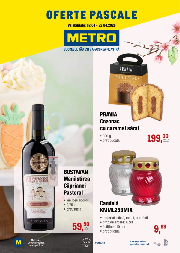 Catalog METRO: Ofertă Pascală