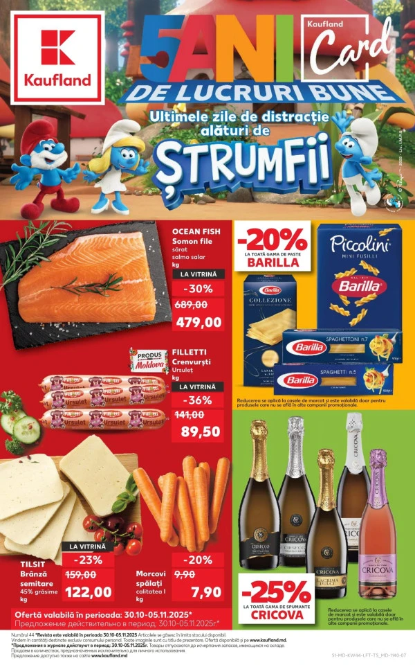 Catalog Kaufland: Descoperă ofertele din perioada 30.10 - 5.11