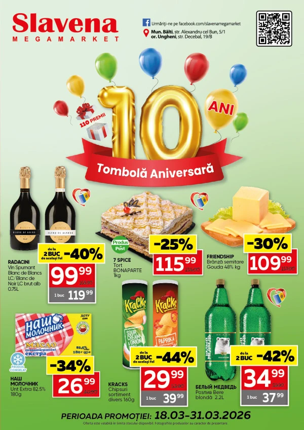 Catalog Slavena: Oferta lunii martie