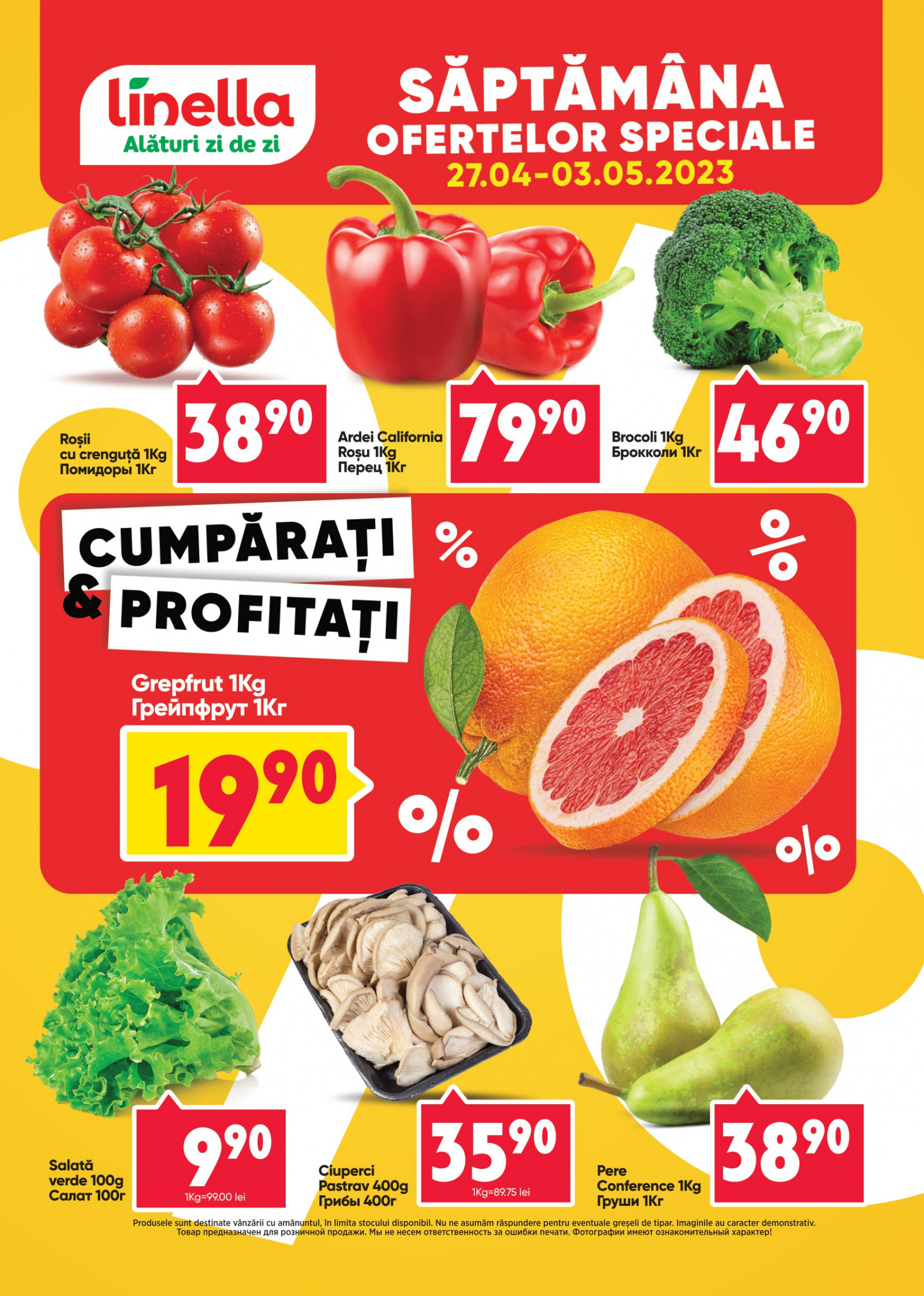 Catalog Linella: Oferta Săptămânii Nr.16 - Reduceri Moldova