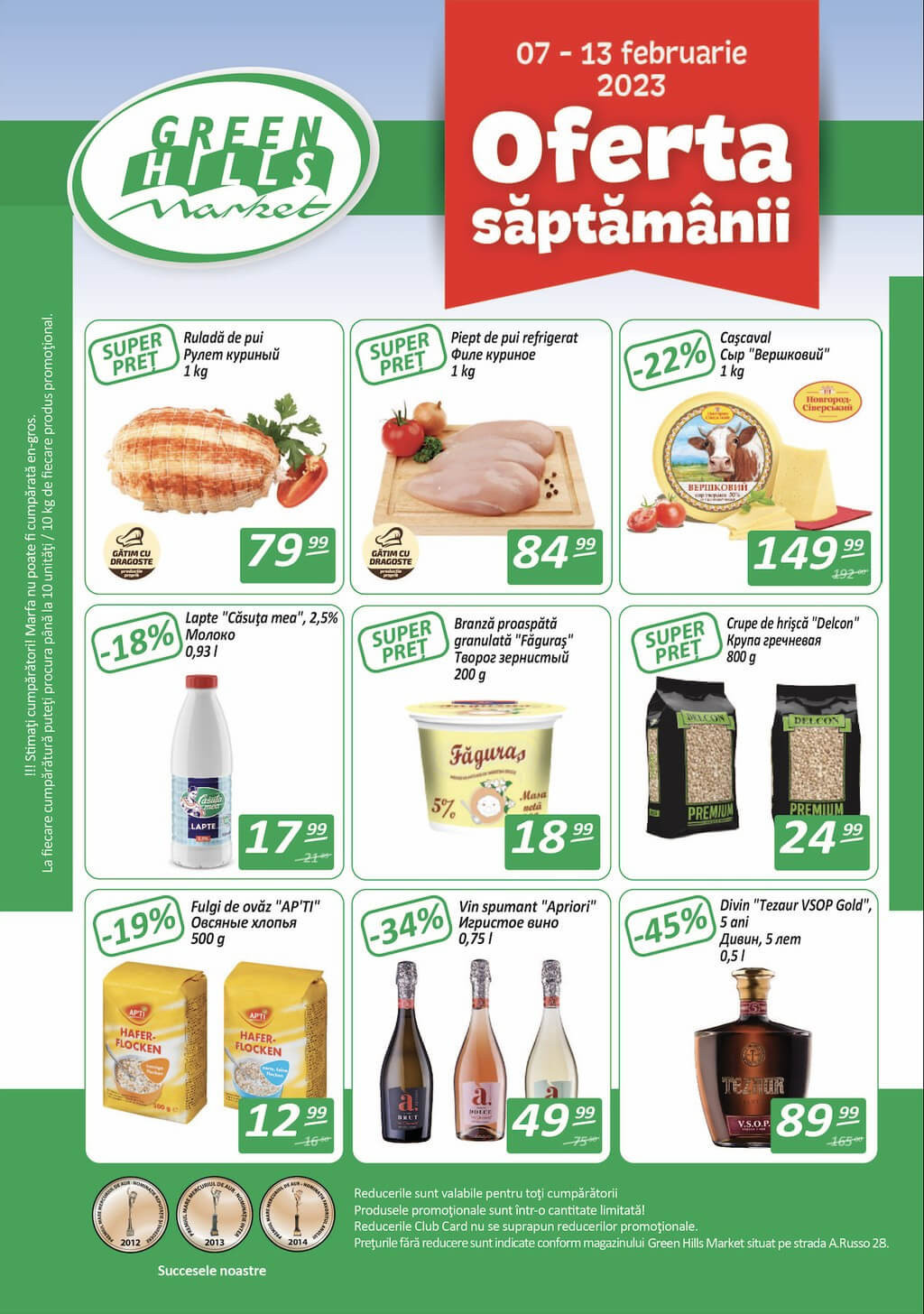 Catalog Oferta săptămânii Green Hills Market (Nr. 6) reduceri Moldova